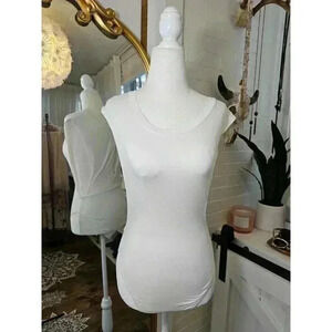 Rehab Women's M White Sexy Side-Boob Baring Bodysuit